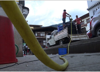 Water crisis hits Thimphu’s Hongkong market