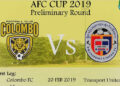 Transport United FC to face Colombo FC in preliminary round of AFC 2019