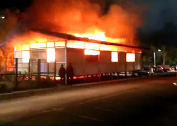 Fire guts agriculture marketing shed in Thimphu