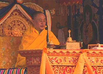 Moenlam Chenmo presided over by HH the Je Khenpo in Rajgir ends