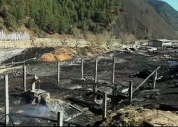 Fire razes three sawmills in Haa