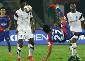 Chencho Gyeltshen scores his first Bengaluru FC goal