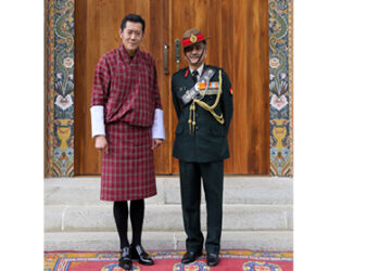 His Majesty grants audience to DG of India’s Military Operations