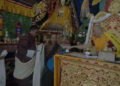 His Holiness presides over Chenrezig Drubchen in Trongsa