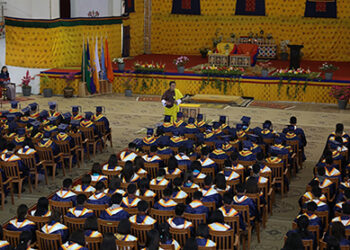 His Majesty graces the first convocation of KGUMSB