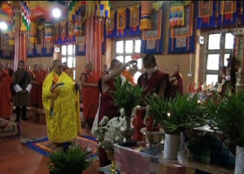 His Holiness consecrates sacred relic of Lord Buddha in Lhuentse
