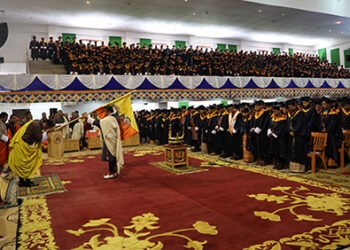 His Majesty The King graces the 14th RUB’s Convocation