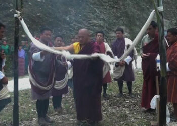 Construction of a Farm road for Serduwa Chiwog started