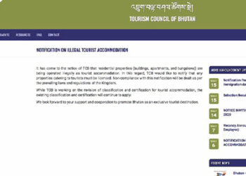 Tourists must stay in licensed accommodations, period.