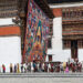 His Majesty offers prayers at Tashichhodzong on Duechen Nga Zom