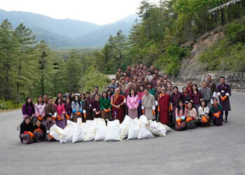 Her Majesty The Gyaltsuen graces the launch of waste management initiatives
