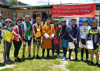 13 bikers participate in mountain bike race in Bumthang