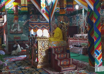His Holiness administers Sangay Menlha wang in Tsirang