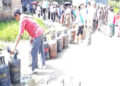 Crowding for LPG cylinders in Gelegphu