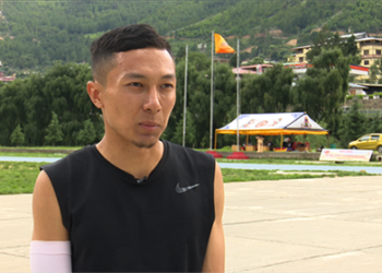 Mipham Yoezer Gurung sets a new National record in high jump