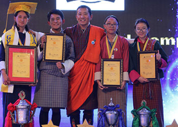 Palden Tshering Yangchen of Drukgyel School wins the 12th GYA