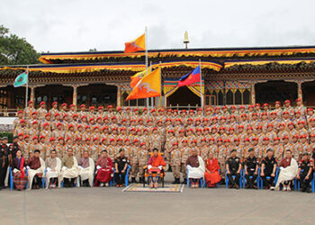 HRH Prince Jigyel Ugyen Wangchuck graces the 12th batch of Scout Leadership Training