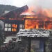 Fire guts a two-storey house in Bumthang