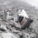 2 vehicles swept away by landslides in Gelegphu on Sunday