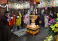 His Majesty offers prayers in memory of HE Sushma Swaraj