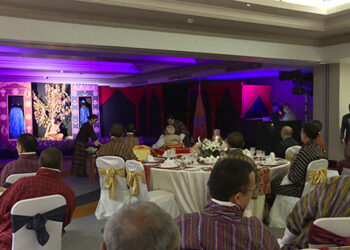 Lyonchhen hosted a banquet for PM Modi