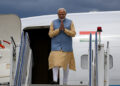 Indian PM arrives in the country