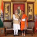 The Prime Ministers of Bhutan and India meets in Gyalyong Tshokhang