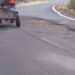 Poor road condition of the national highway along Yadi and Ngatshang