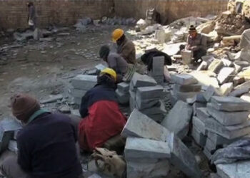 Wangdue Phodrang Dzong restoration, exclusively Bhutanese workers