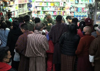 Residents rushing out for face masks and hand sanitizer