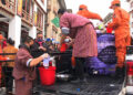 Govt. distributes free hand sanitizers to the public in Thimphu