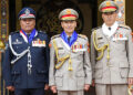 His Majesty promotes Chief of Police, a Brigadier and a Colonel of the RBG