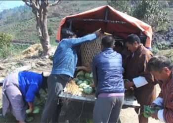 Farmers Group contributing vegetable to help the govt. feed people in quarantine