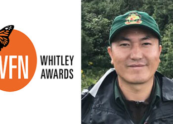 Phuntsho Thinley, a Wildlife Biologist, wins the prestigious Green Oscars