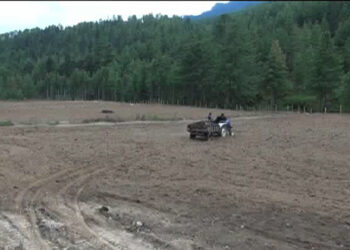 Land reclamation work in Bumthang benefits farmers