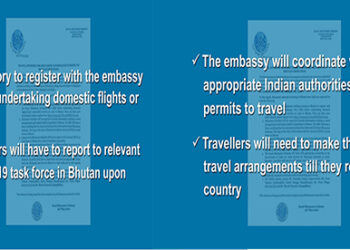Bhutanese returning to the country from India ask to register with Royal Bhutanese Embassy