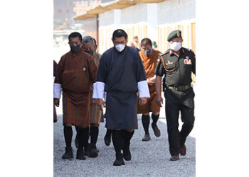 His Majesty The King arrives in Thimphu after tour of Phuentsholing and Samtse