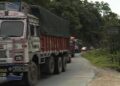 People in Nganglam worried about the trucks from India coming in to drop raw materials for DCCL