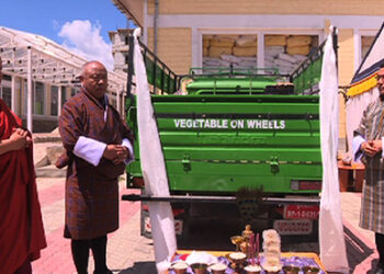 Vegetable on Wheels service launched in Thimphu today