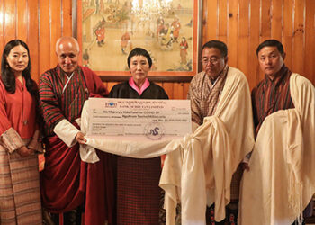 Bhutan Foundation contributes Nu 12 M to His Majesty’s Kidu Fund for COVID-19