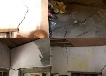 Langthil house owners requests official investigation into increasing cracks in their houses