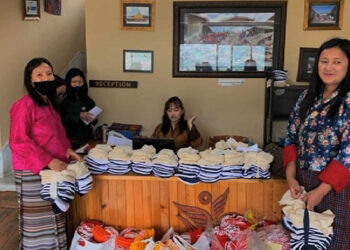 Over 150 women into making face masks