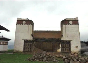 Reconstruction of Nangsel Goenpa in Goenshari- Budget issue