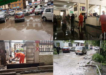 Monsoon rains and Thimphu Thromde drains