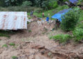 Landslide damages a home in Tsirang