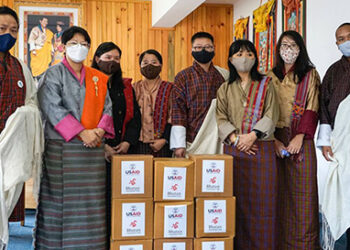 Bhutan Foundation donates 200,000 non-medical face masks
