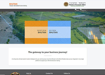 MoEA launches Bhutan Trade Information Portal, ease of doing businesses for local and foreign entrepreneurs