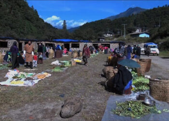 Farmers without a proper place to sell their vegetables, Trashi Yangtse