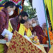 Pur-Threl (scattering of holy ashes) of His Holiness the late Je Thrizur