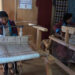 Women trained in the art of weaving Yathra, Merag in Trashigang